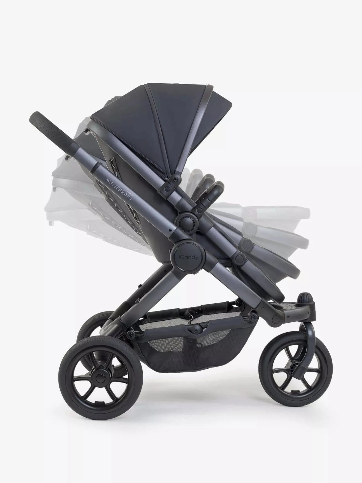iCandy Peach 7 All-Terrain Double Pushchair - Storm