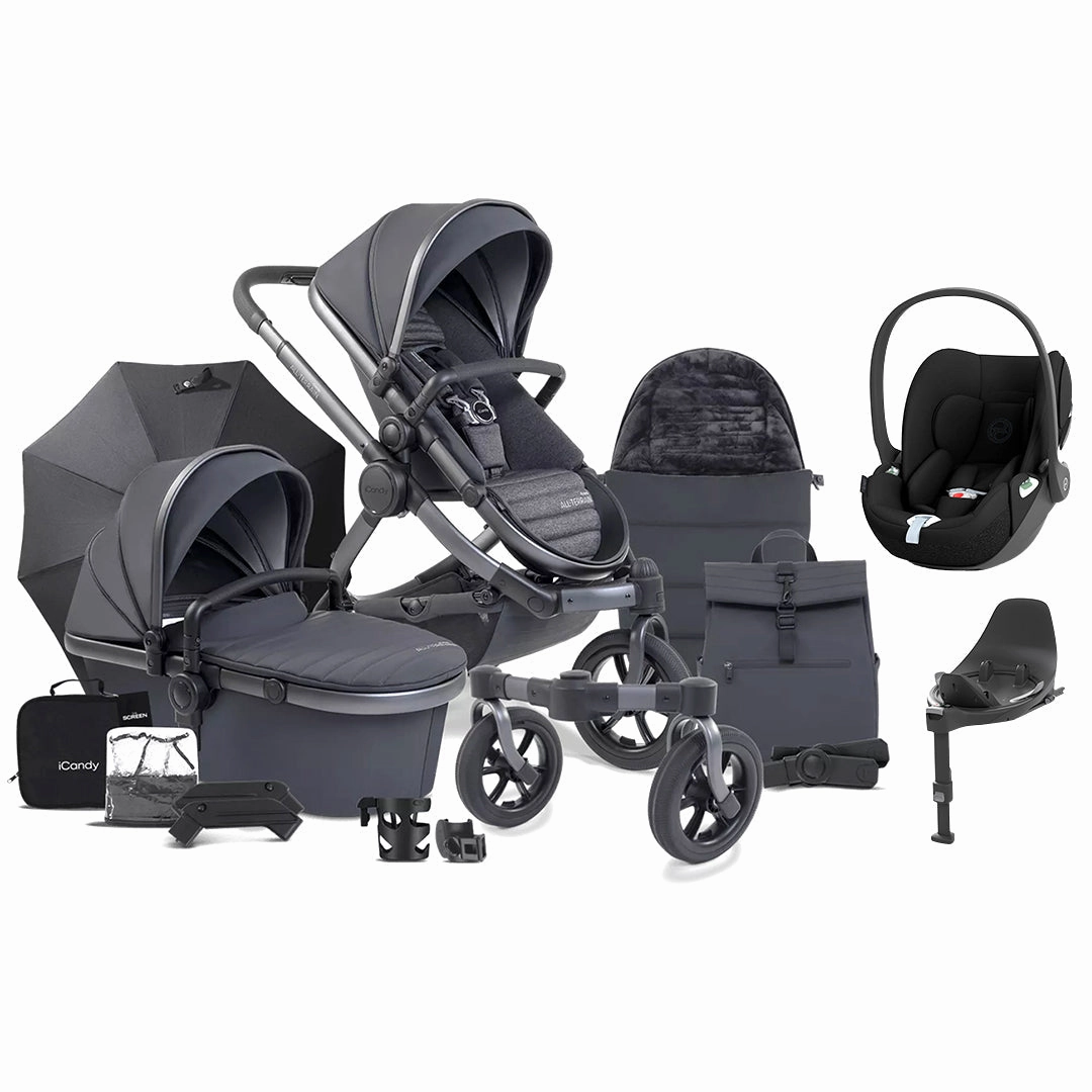 iCandy Peach 7 All Terrain Storm Complete Travel System with Cloud T