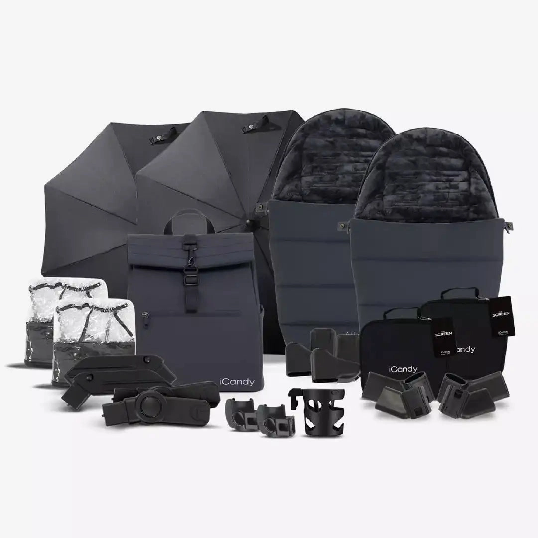 iCandy Peach 7 All-Terrain Storm Double - Complete Bundle