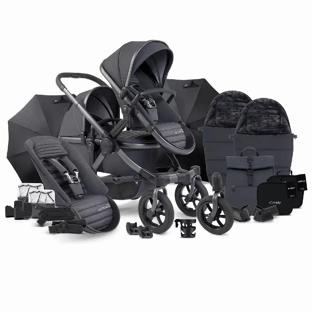 iCandy Peach 7 All-Terrain Storm Double - Complete Bundle