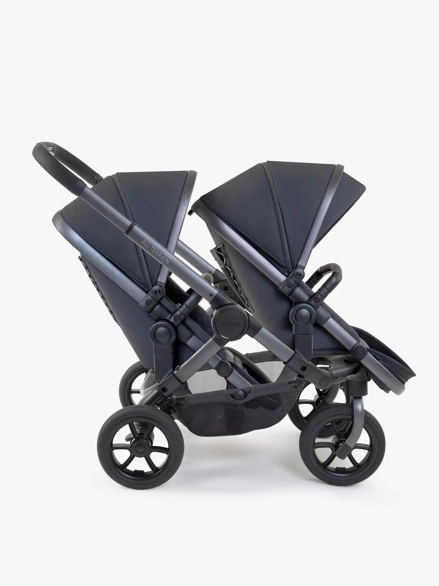 iCandy Peach 7 All-Terrain Twin Pushchair - Storm