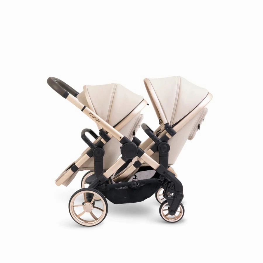 iCandy Peach 7 Double Pushchair - Biscotti
