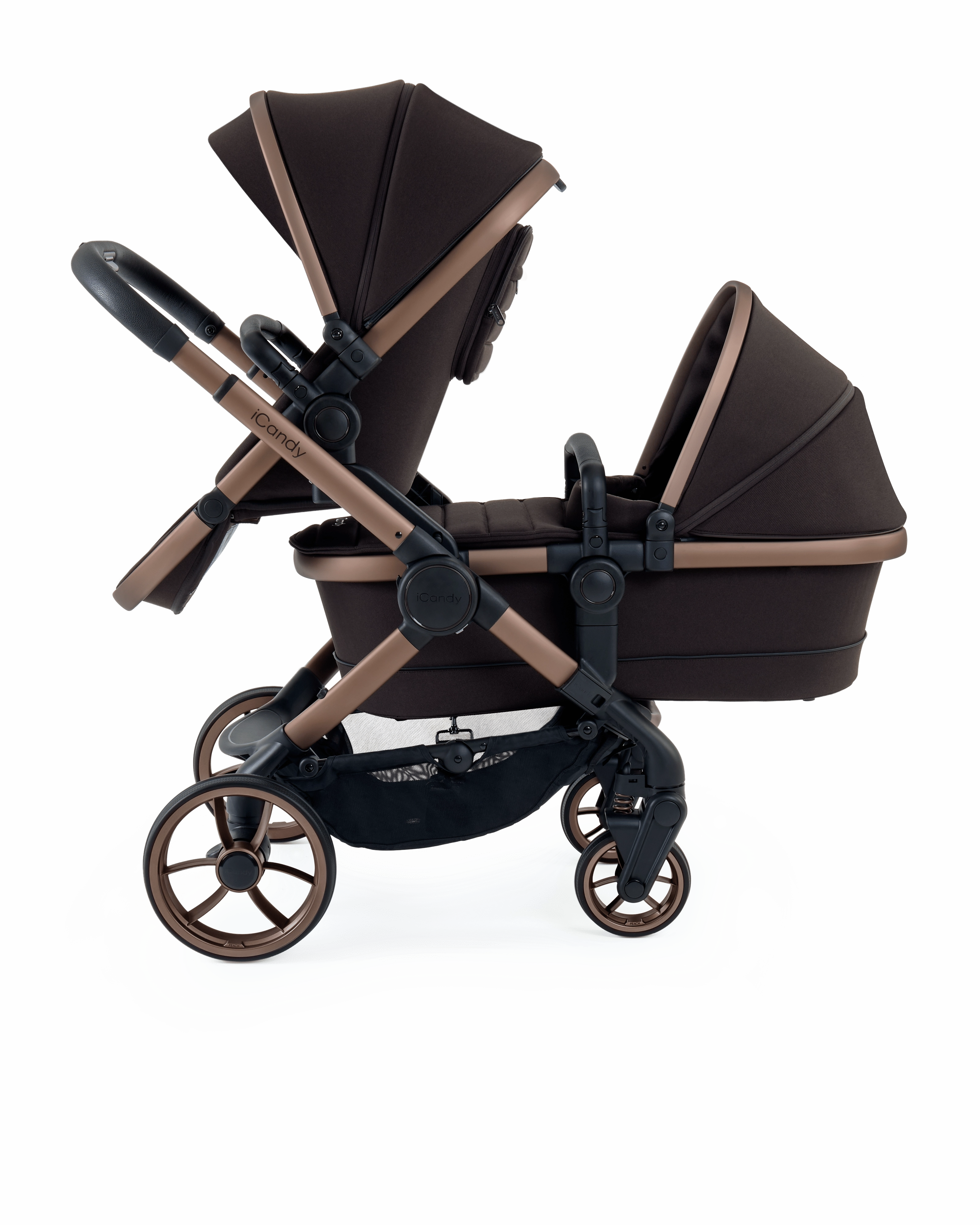 iCandy Peach 7 Double Pushchair - Pecan