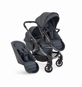 iCandy Peach 7 Double Pushchair - Phantom / Dark Grey