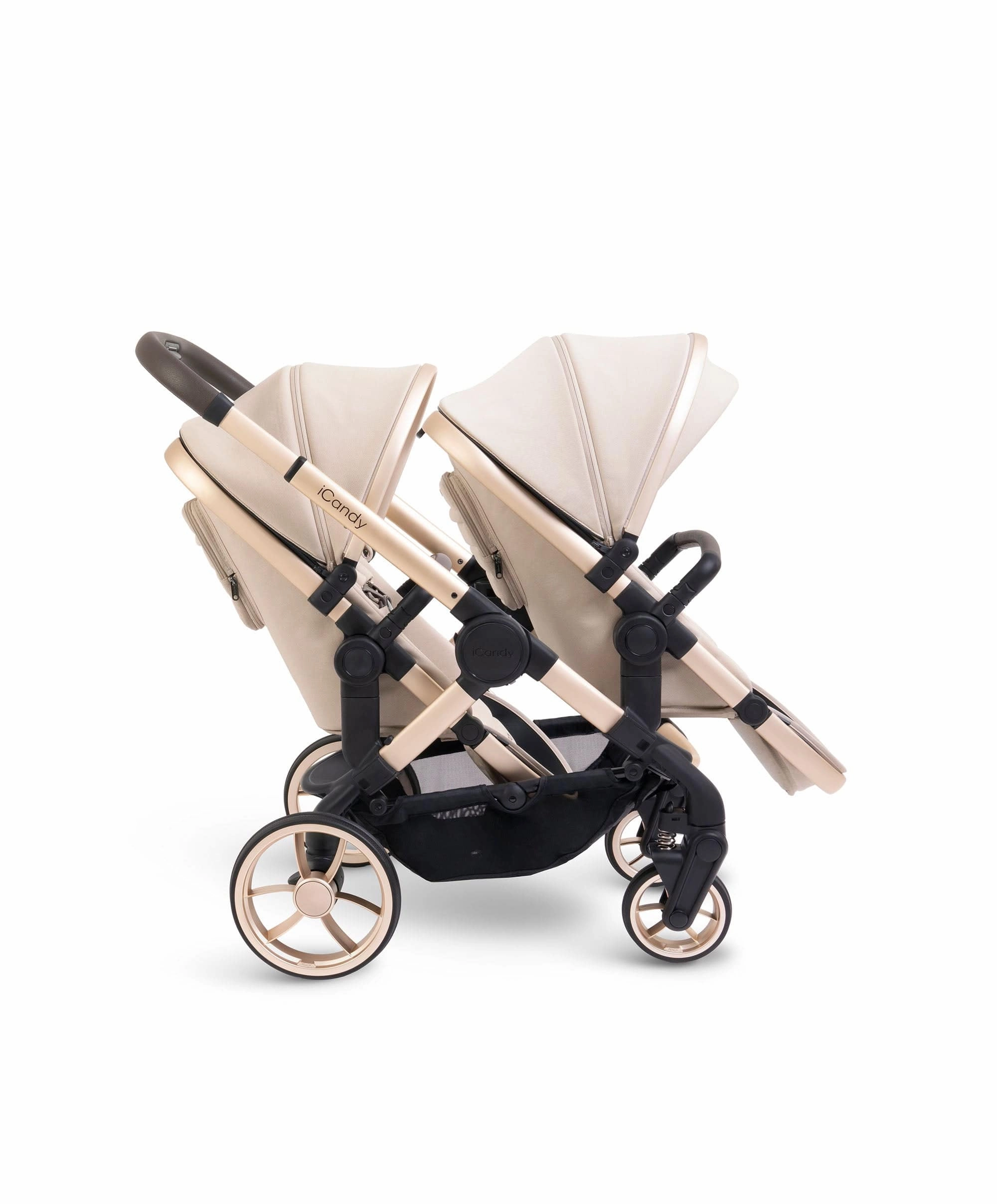 iCandy Peach 7 Double Pushchair Bundle - Biscotti