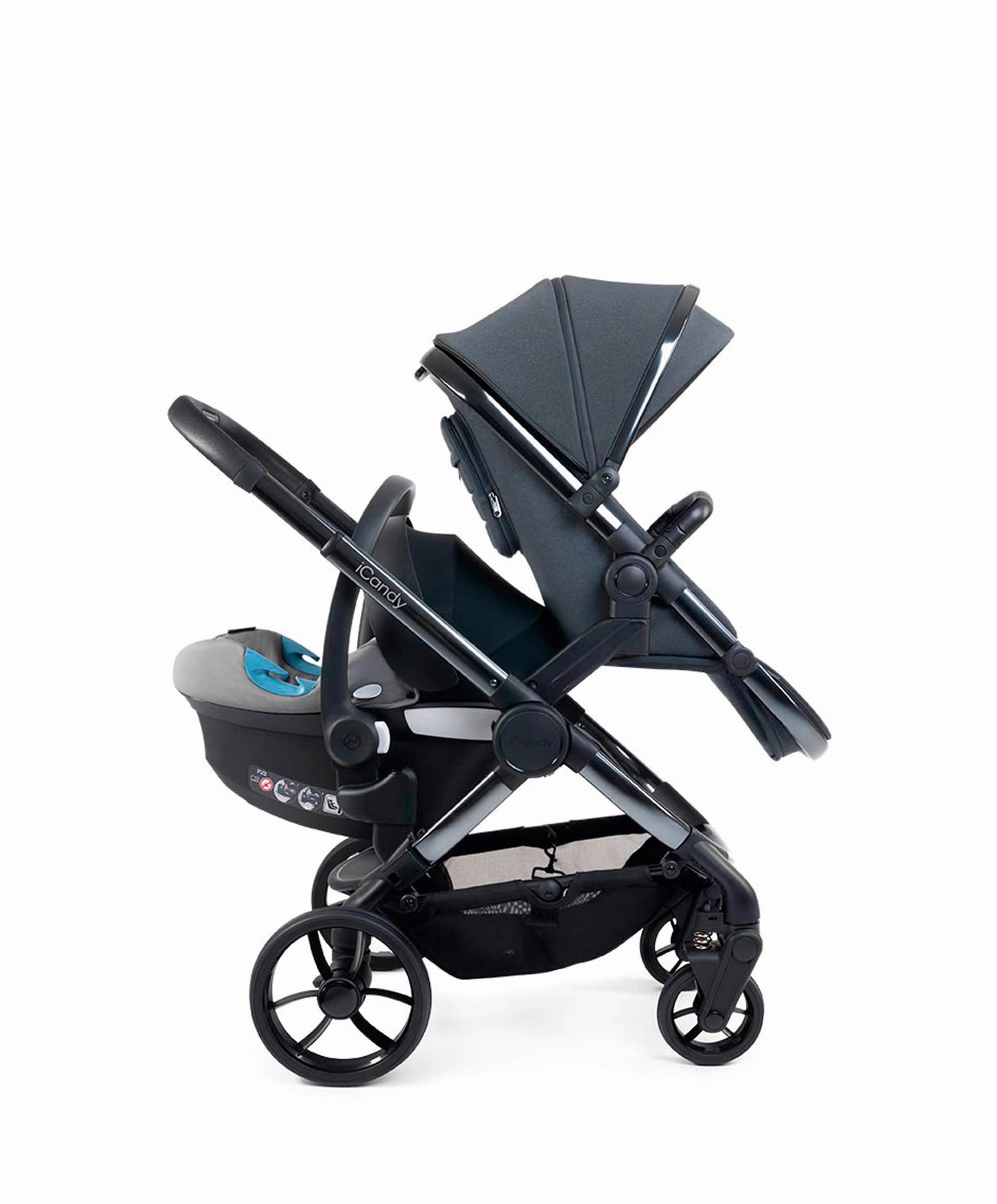 iCandy Peach 7 Double Pushchair Bundle - Truffle