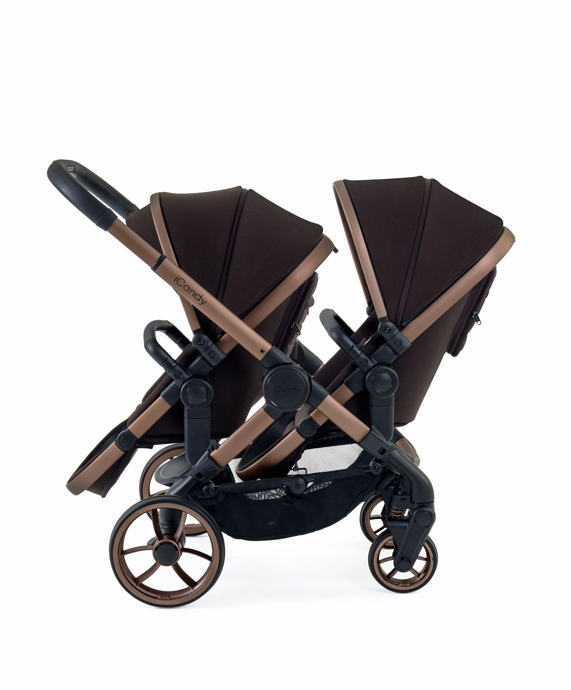 iCandy Peach 7 Double Pushchair Bundle  Pecan