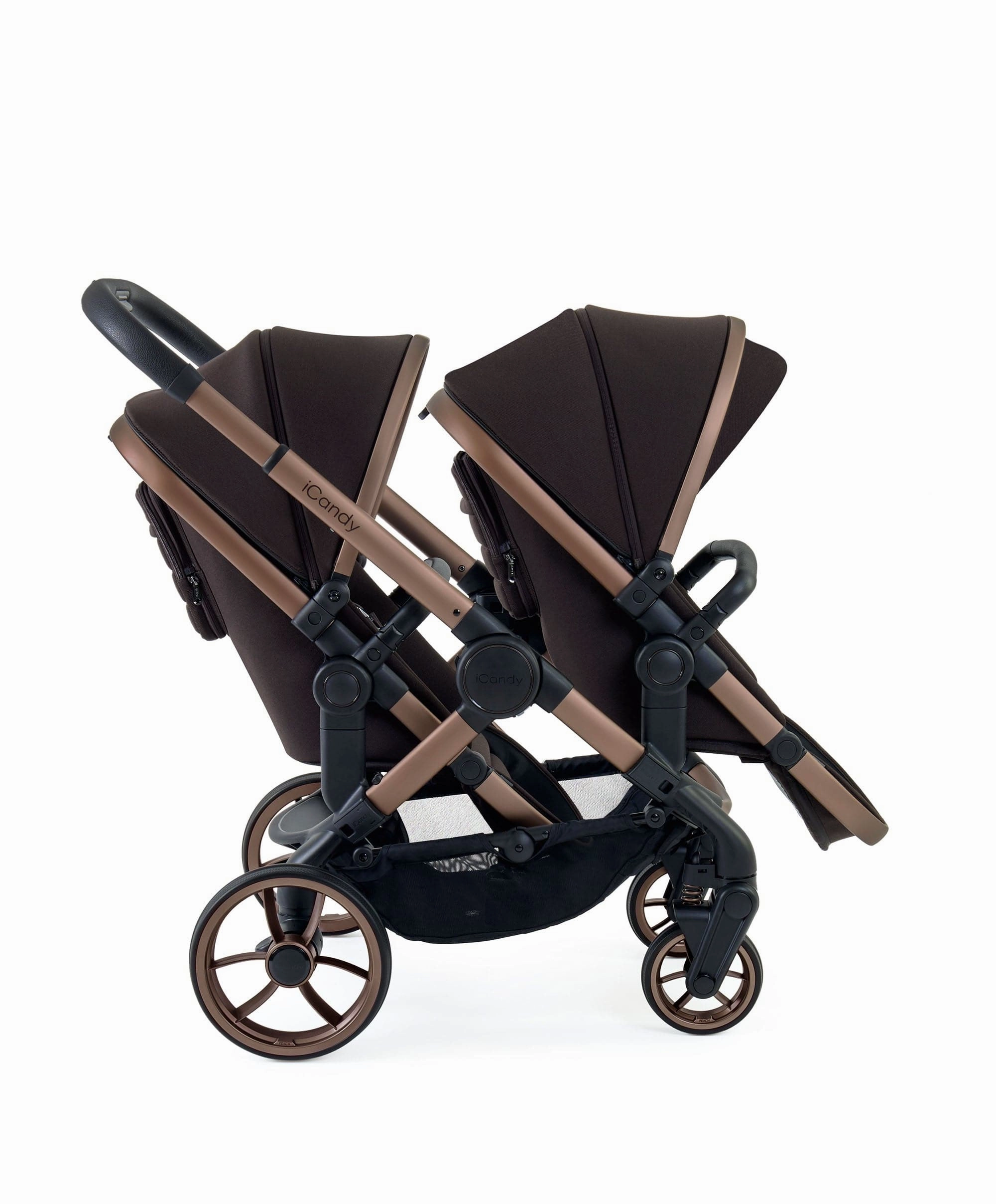 iCandy Peach 7 Double Pushchair Bundle  Pecan