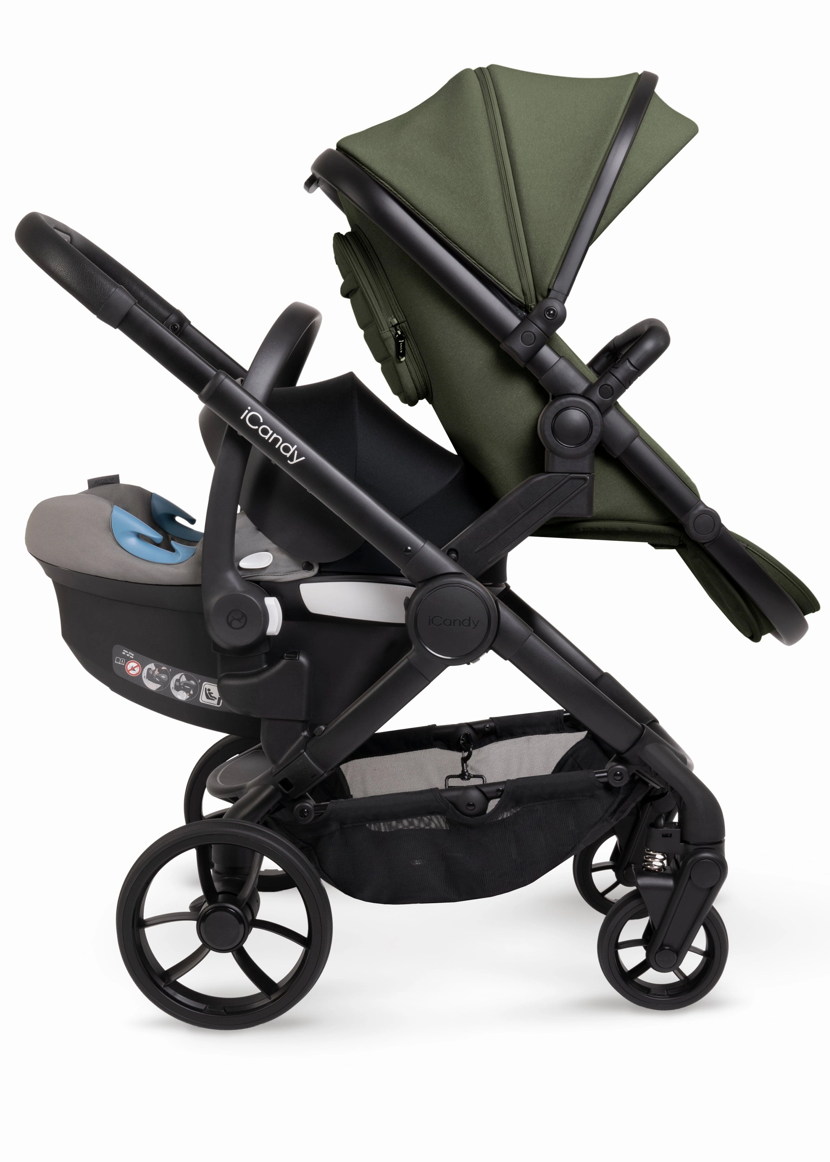 iCandy Peach 7 Double Travel System (Cocoon) Bundle - Ivy