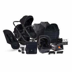 iCandy Peach 7 Double Travel System (Cocoon) Bundle - Jet / Black Edition