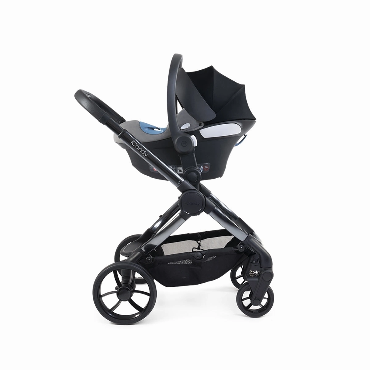 iCandy Peach 7 Essential iSize Travel System & Starter Nursery Bundle including Isofix Base, Truffle Phantom