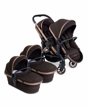 iCandy Peach 7 Twin Pushchair Bundle - Pecan