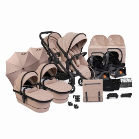 iCandy Peach 7 Twin Travel System (Cocoon) Bundle - Cookie