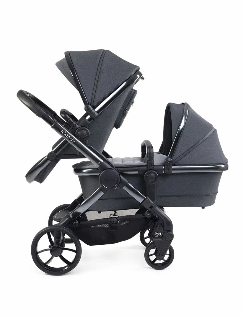 iCandy Peach 7 Twin Travel System (Cocoon) Bundle - Phantom / Truffle