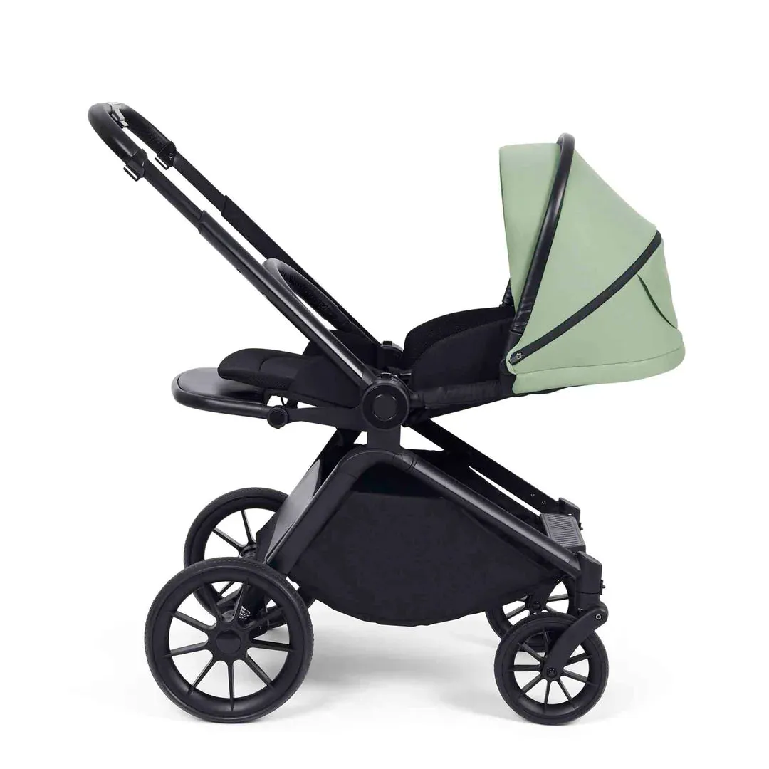 Ickle Bubba Altima 12 Piece Travel System with i-Size Stratus Car Seat & ISOFIX Base  - Green
