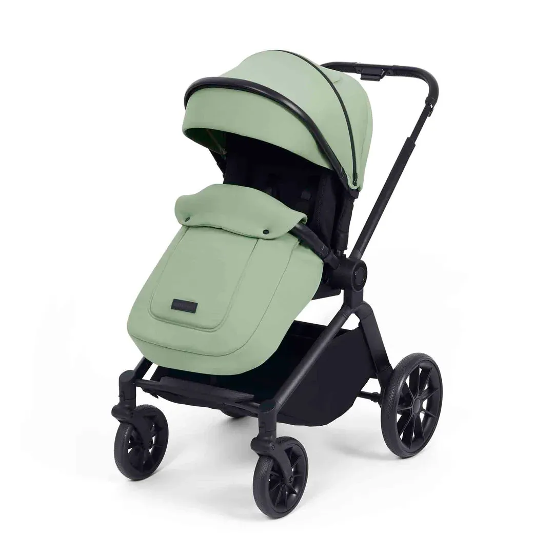 Ickle Bubba Altima 12 Piece Travel System with i-Size Stratus Car Seat & ISOFIX Base  - Green
