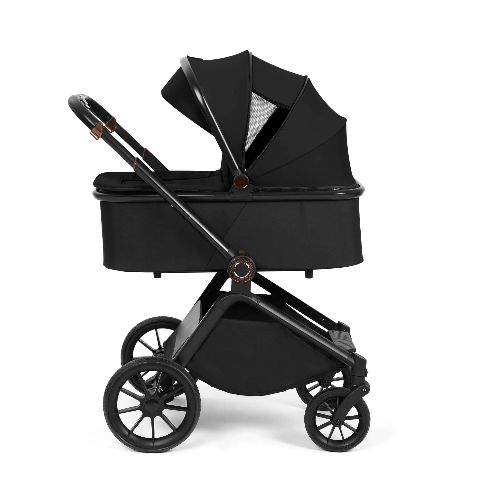Ickle Bubba Altima Aio Bundle with i-Size Isofix Car Seat & Base (BLACK)