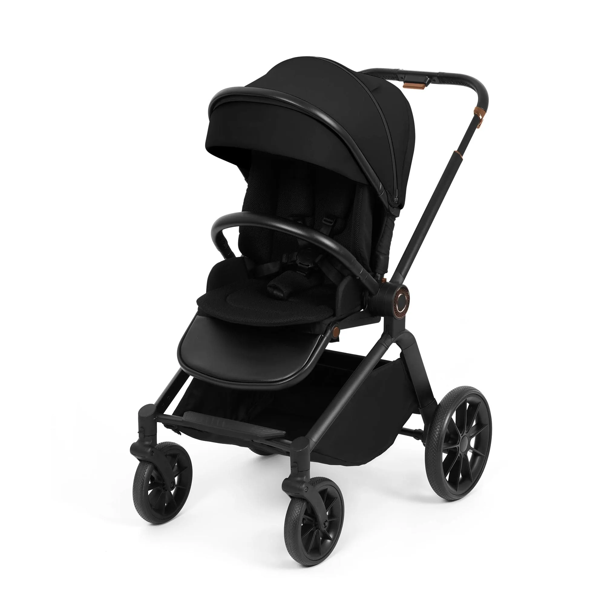 Ickle Bubba Altima Aio Bundle with i-Size Isofix Car Seat & Base (BLACK)