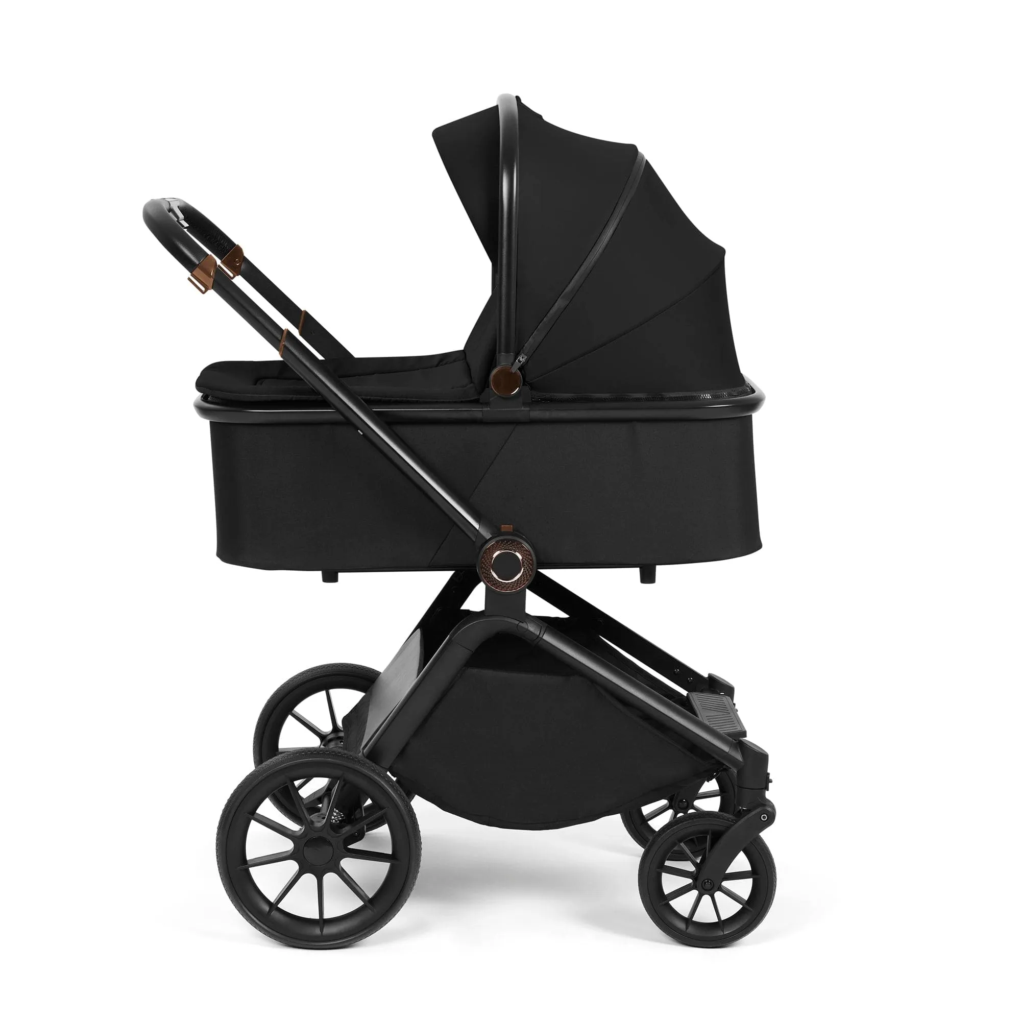 Ickle Bubba Altima Aio Bundle with i-Size Isofix Car Seat & Base (BLACK)