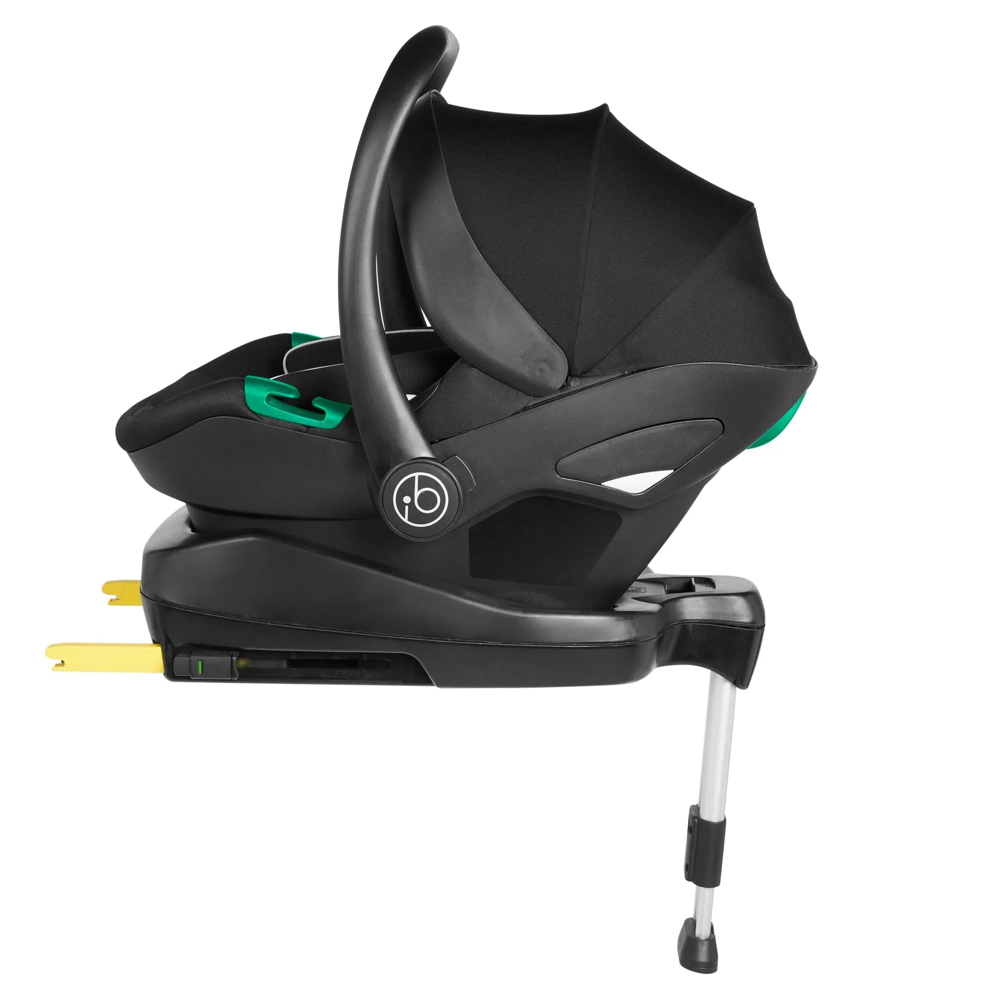 Ickle Bubba Altima Aio Bundle with i-Size Isofix Car Seat & Base (BLACK)