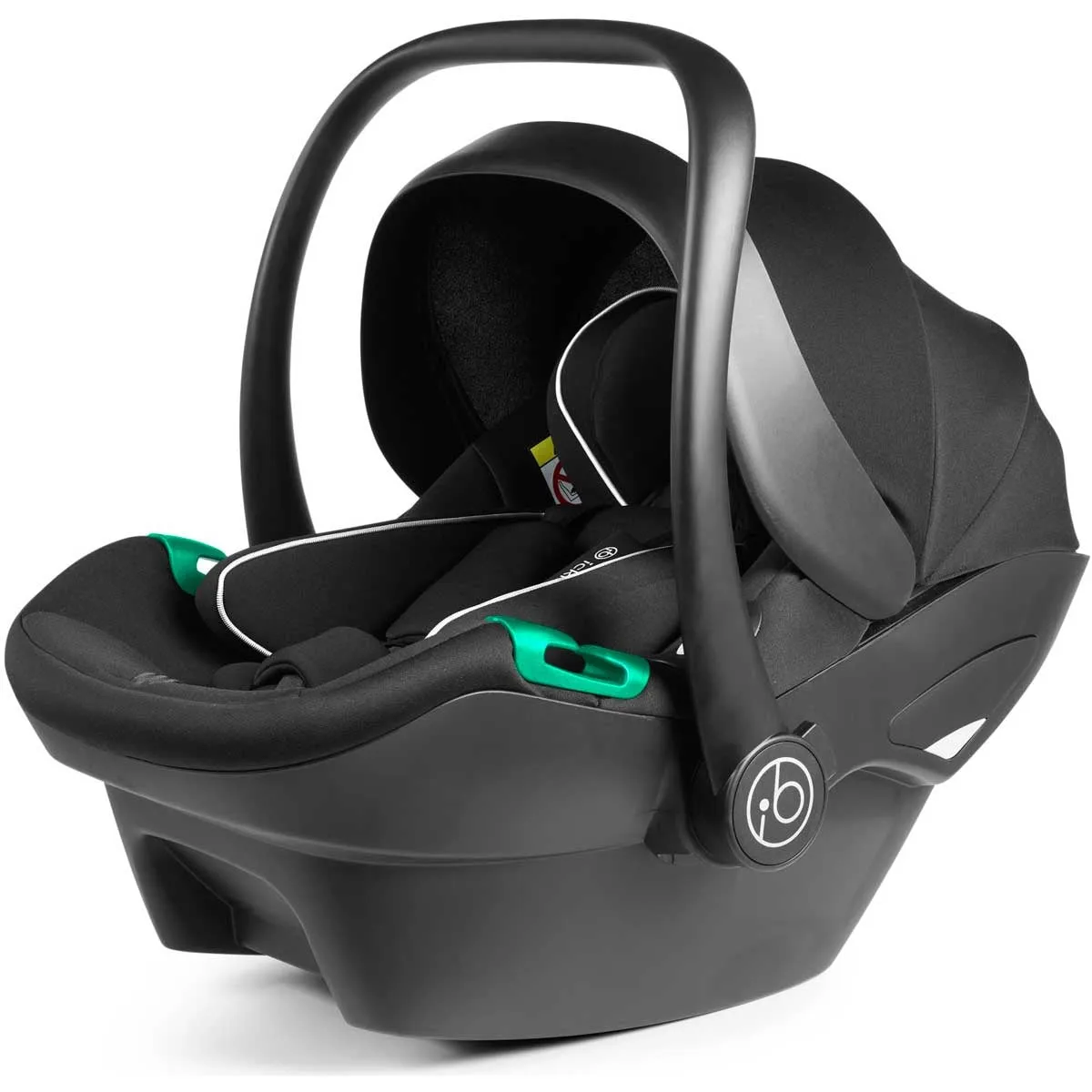 Ickle Bubba Cosmo All-in-One i-Size Travel System with ISOFIX Base, Black / Graphite Grey / Tan