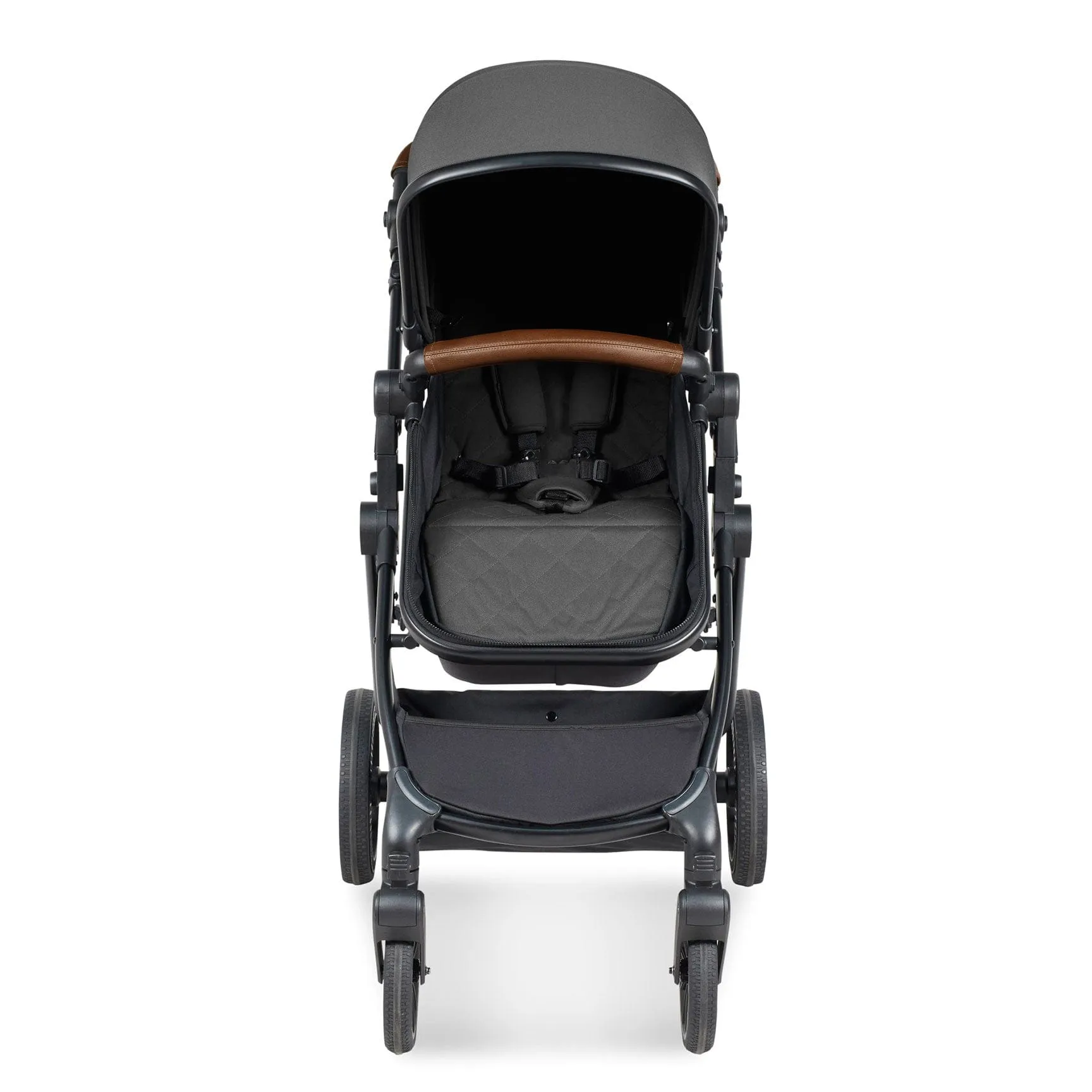 Ickle Bubba Cosmo All-in-One I-Size Travel System with Isofix Base - Black/Graphite Grey