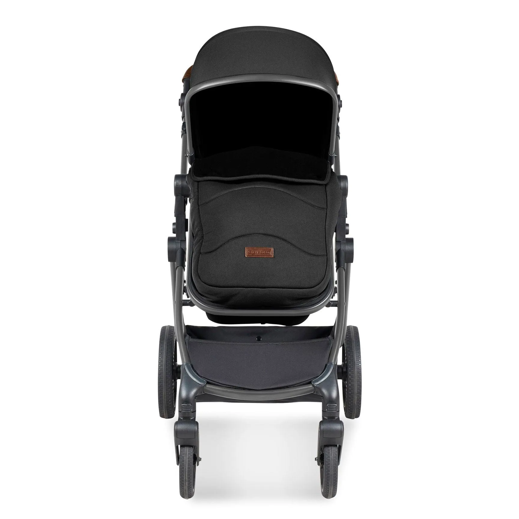 Ickle Bubba Cosmo All-in-One I-Size Travel System with Isofix Base - Gun Metal/Black