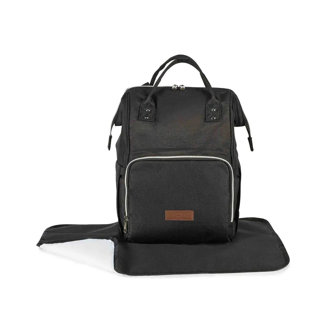 Ickle Bubba Stomp Luxe 12 Piece Travel System with i-Size Cirrus Car Seat & ISOFIX Base  - Black
