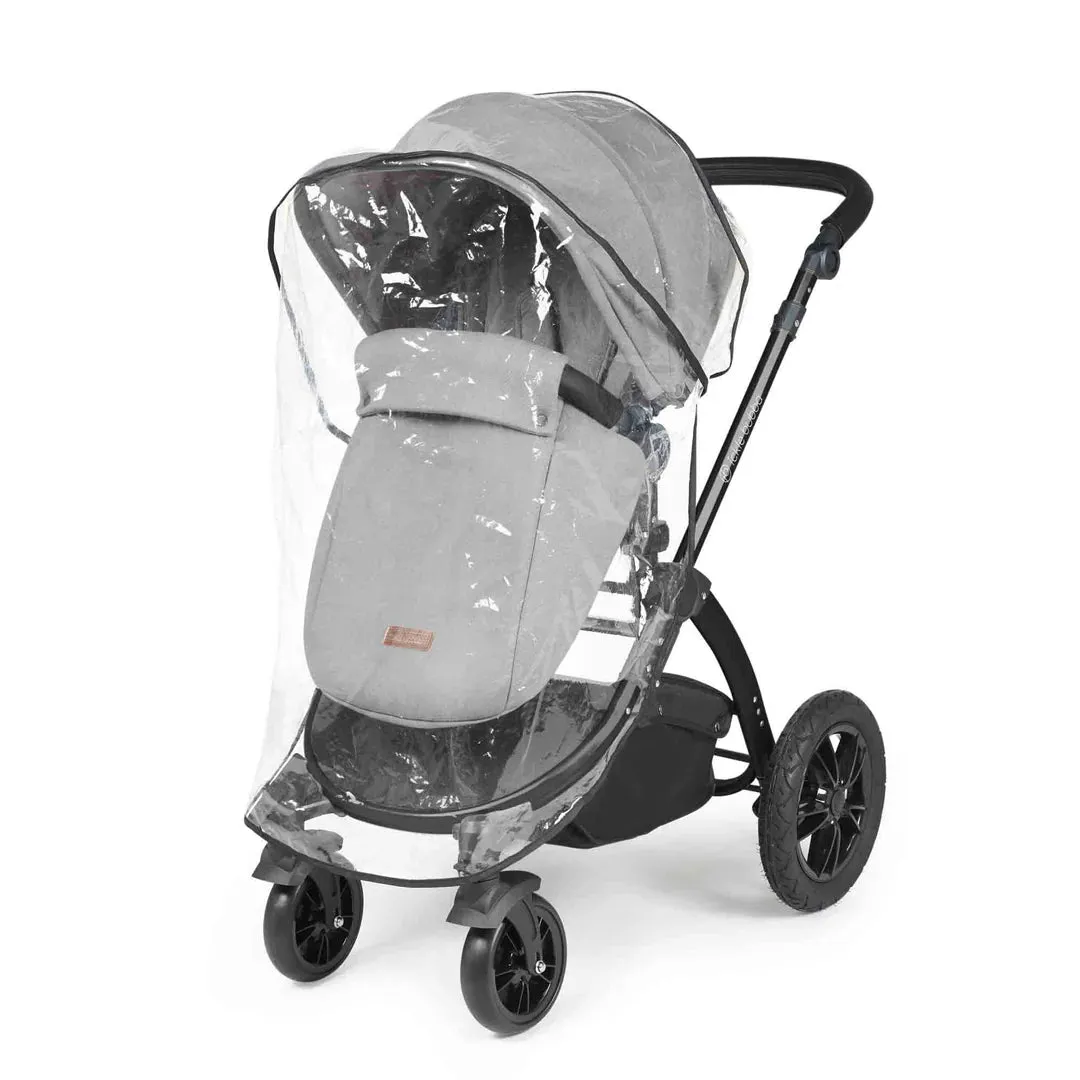 Ickle Bubba Stomp Luxe 12 Piece Travel System with i-Size Cirrus Car Seat & ISOFIX Base  - Pearl Grey
