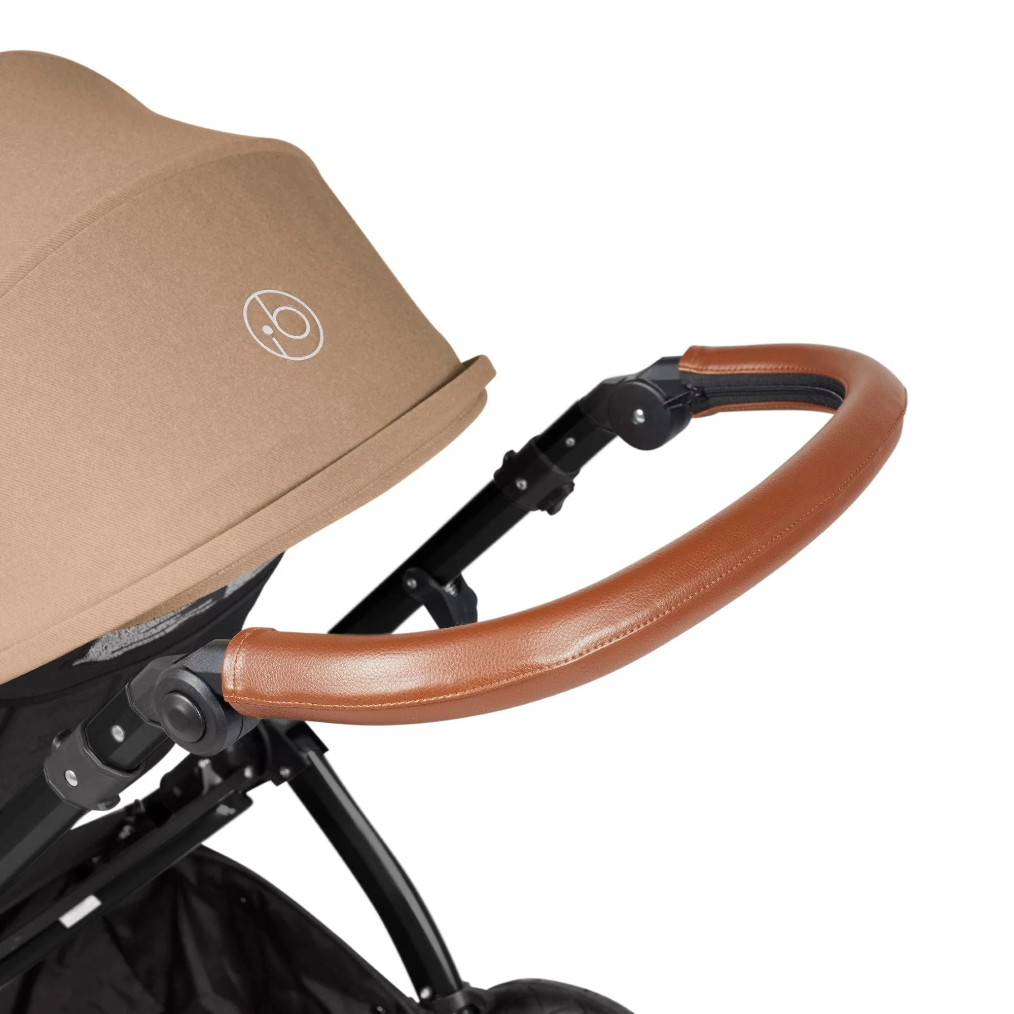 Ickle Bubba Stomp Luxe 2 in 1 Pushchair - Black / Desert / Tan