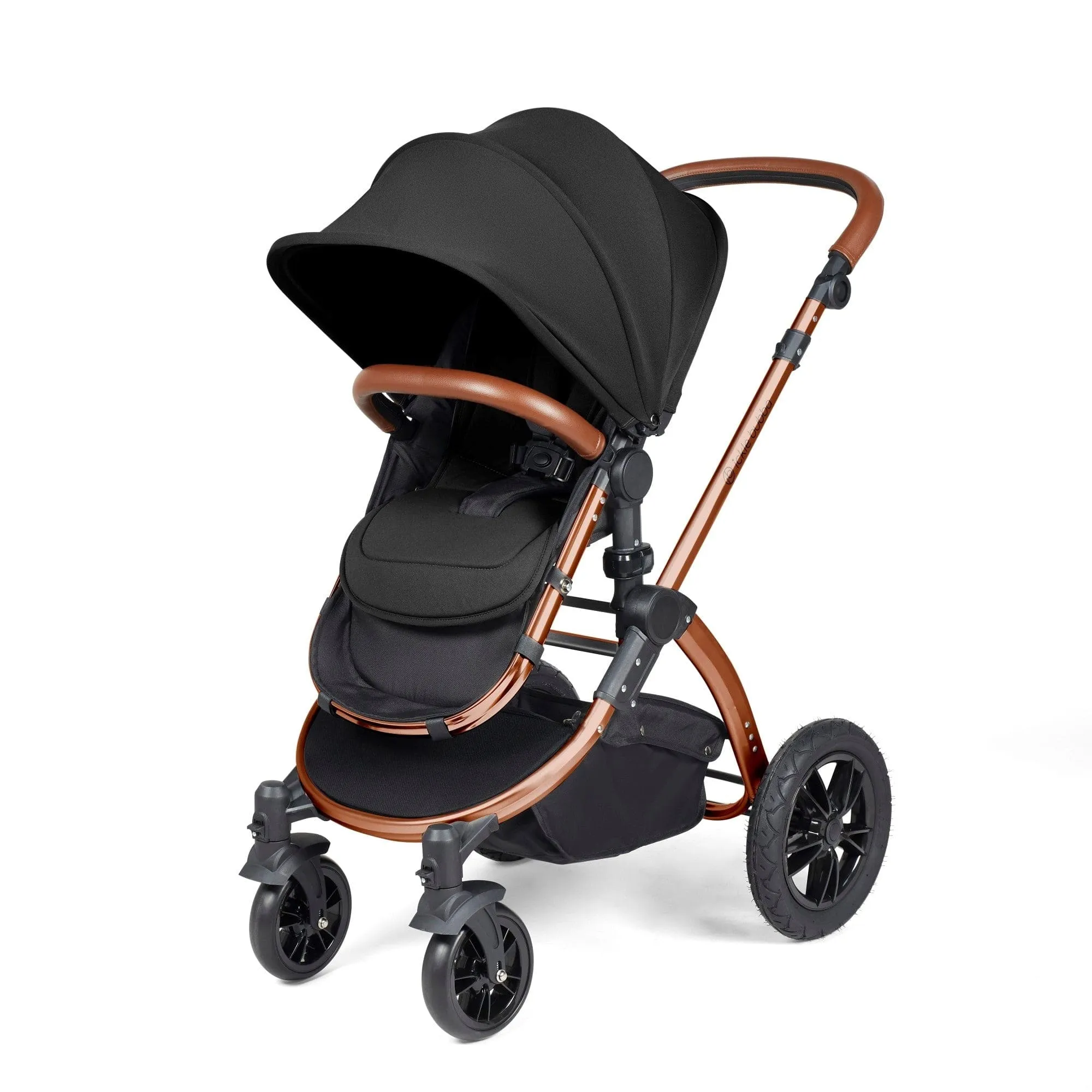 Ickle Bubba Stomp Luxe 2 in 1 Pushchair - Bronze / Midnight / Tan