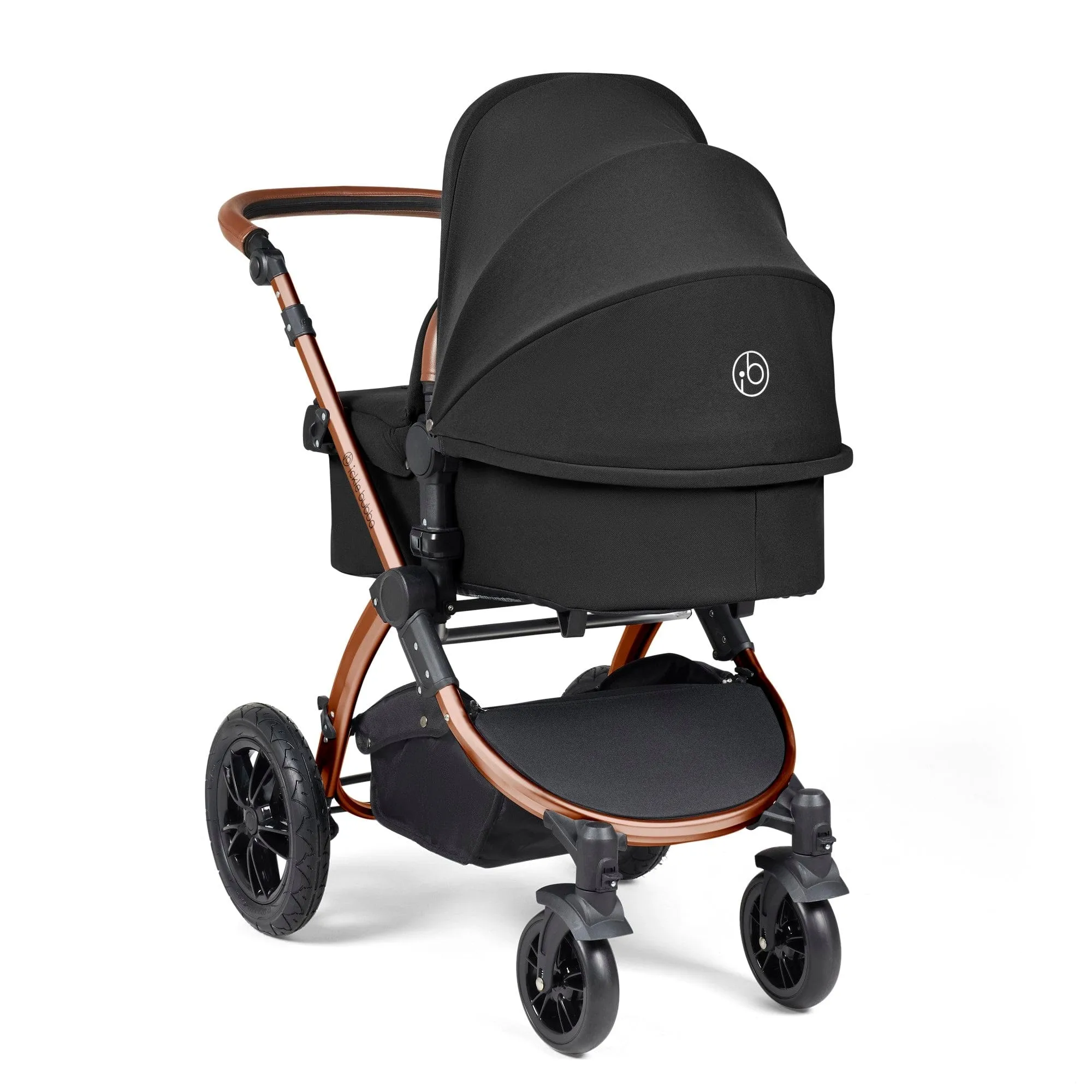 Ickle Bubba Stomp Luxe All-in-One Stratus I-Size Travel System - Bronze / Midnight / Tan