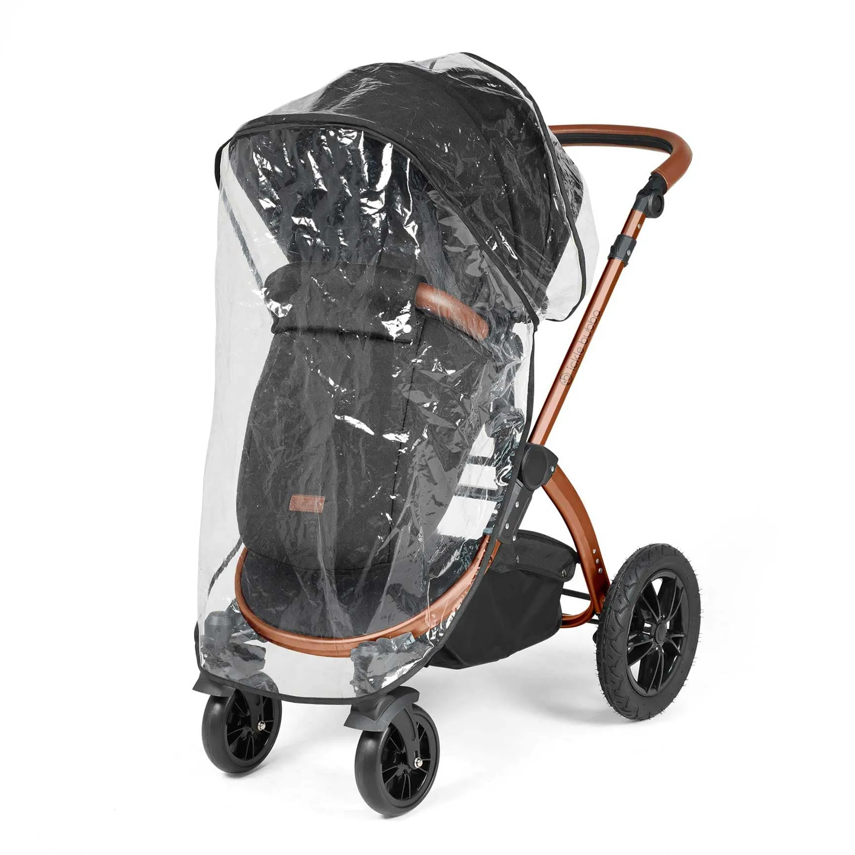 Ickle Bubba Stomp Luxe All-in-One Travel System with Isofix Base - Bronze/Midnight/Tan