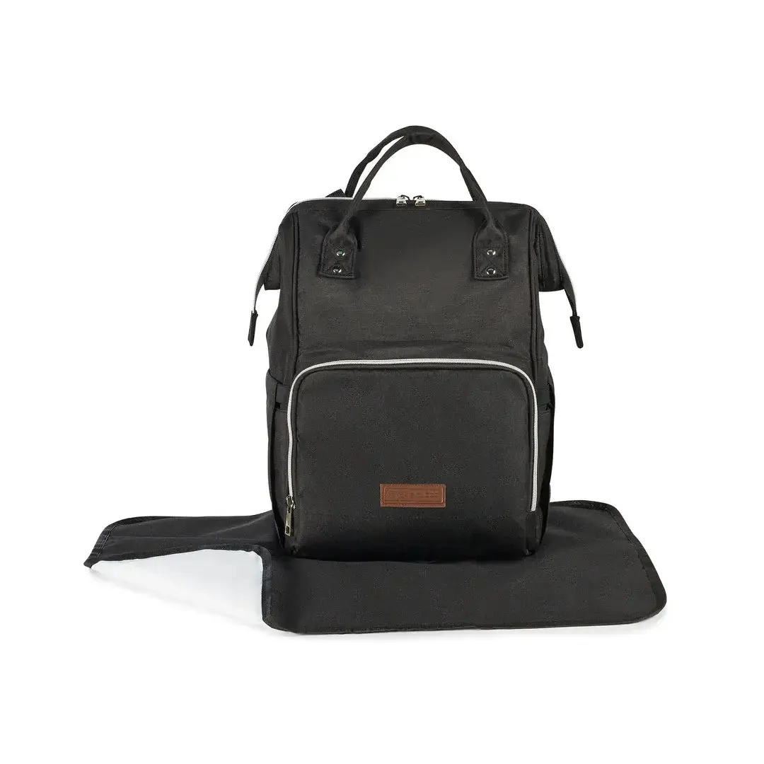 Ickle Bubba Stomp Luxe Travel System & Home 14 Piece Bundle Black Chassis - Charcoal Grey