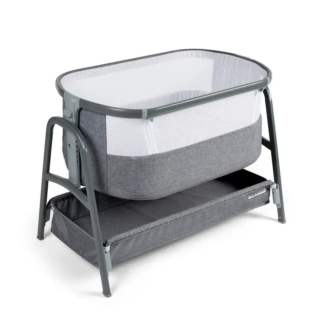Ickle Bubba Stomp Luxe Travel System & Home 14 Piece Bundle Black Chassis - Pearl Grey