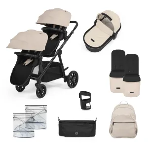 Ickle Bubba Virgo 2in1 Pushchair - Black / Stone / Black