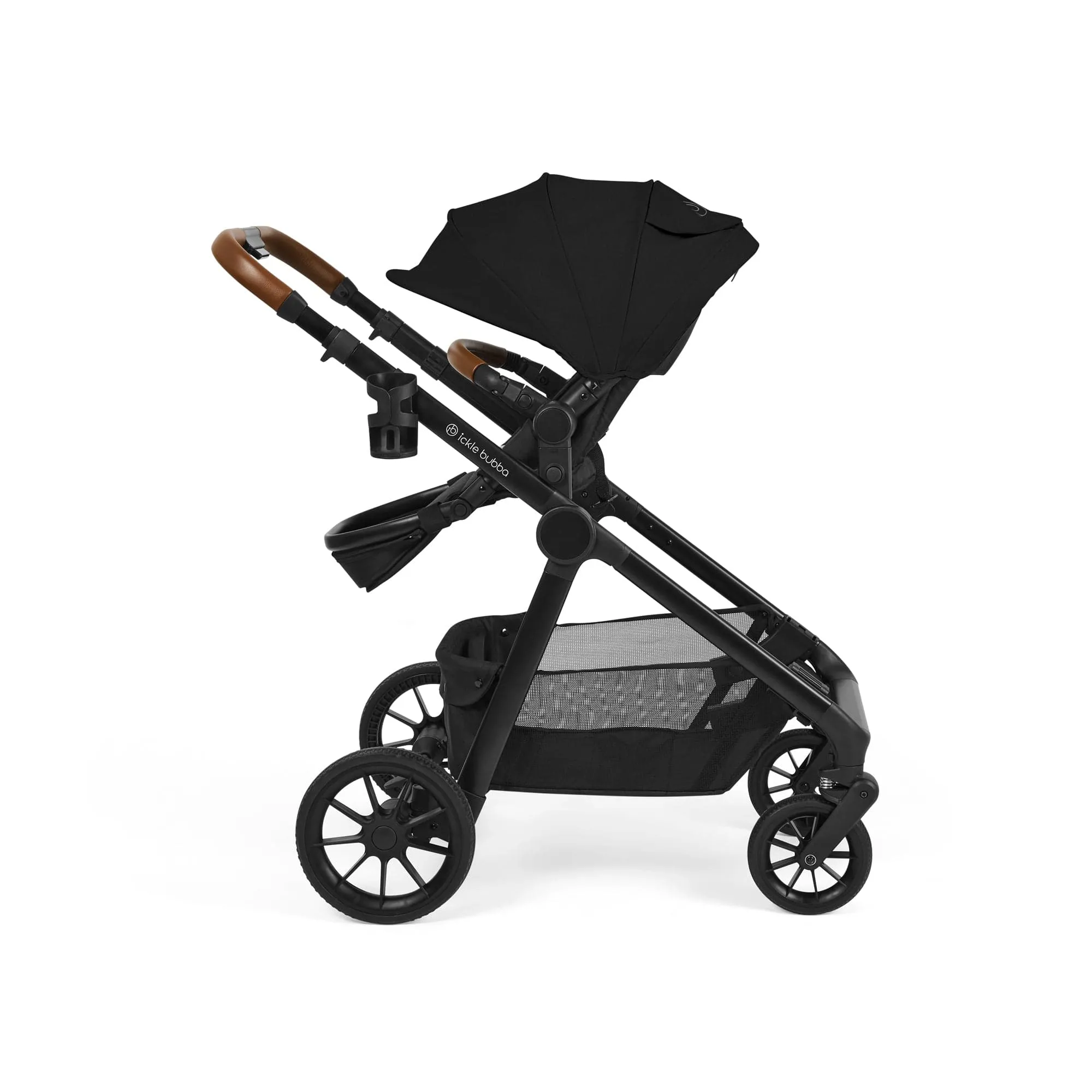Ickle Bubba Virgo Travel System (Cirrus) - Black / Black / Tan