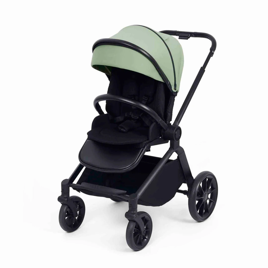 Ickle Bubba Altima 12 Piece Travel System with i-Size Stratus Car Seat & ISOFIX Base  - Green
