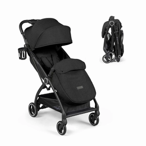 Ickle Bubba Aries Max Autofold Stroller - Black