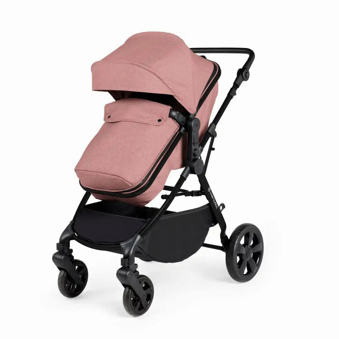 Ickle Bubba Comet 3-In-1 Travel System With Astral Car Seat - Black / Dusty Pink