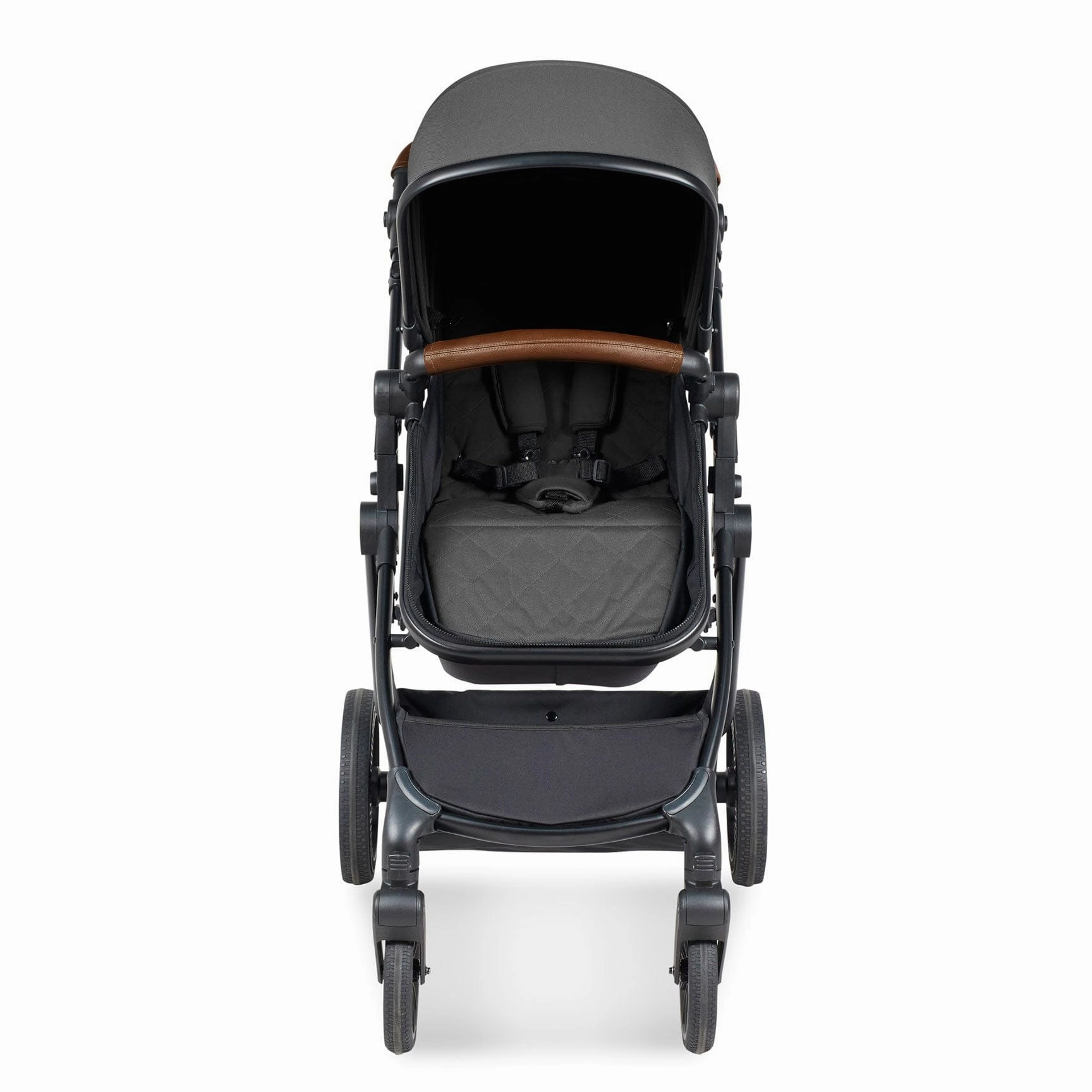 Ickle Bubba Cosmo 2 in 1 Plus Carrycot & Pushchair - Black/Graphite Grey