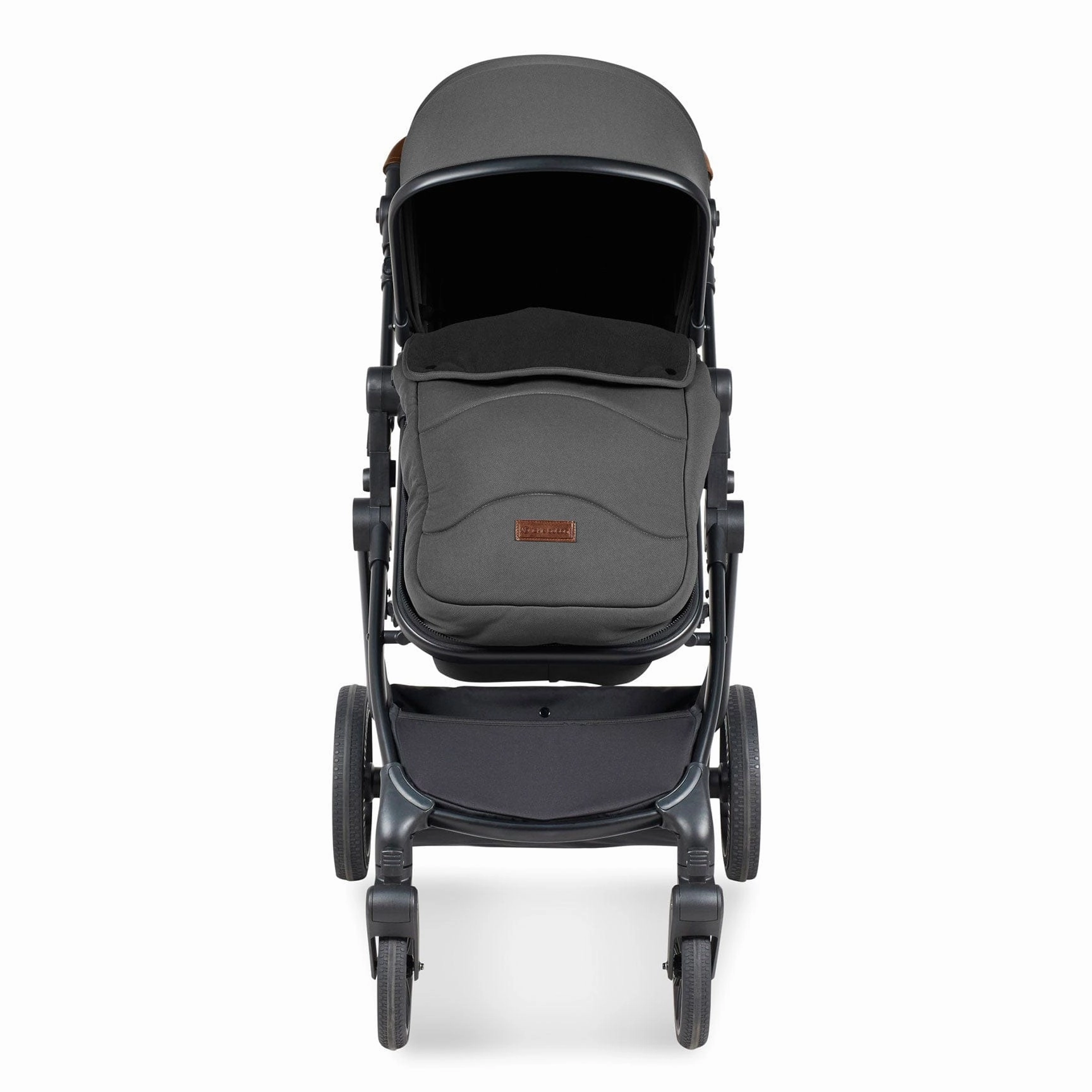 Ickle Bubba Cosmo 2 in 1 Plus Carrycot & Pushchair - Black/Graphite Grey