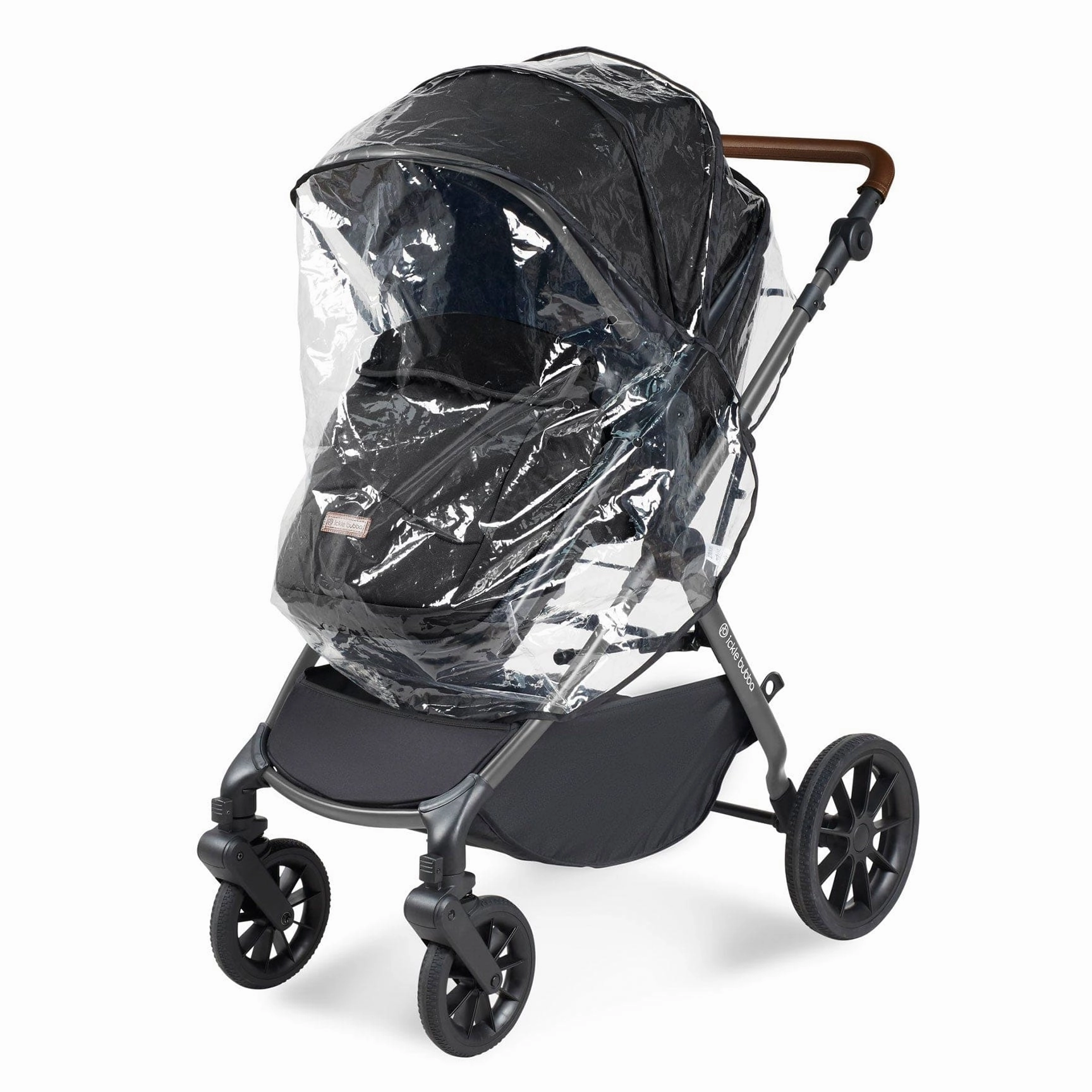 Ickle Bubba Cosmo 2 in 1 Plus Carrycot & Pushchair - Gun metal/Black