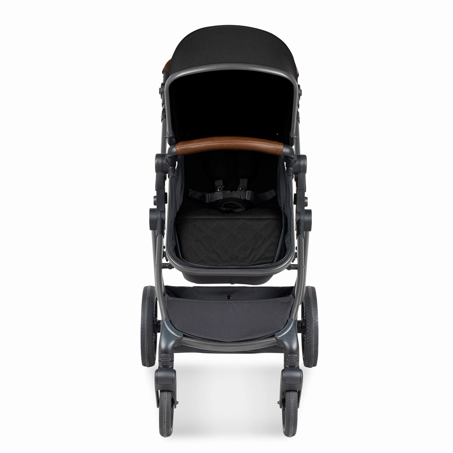 Ickle Bubba Cosmo 2 in 1 Plus Carrycot & Pushchair - Gun metal/Black