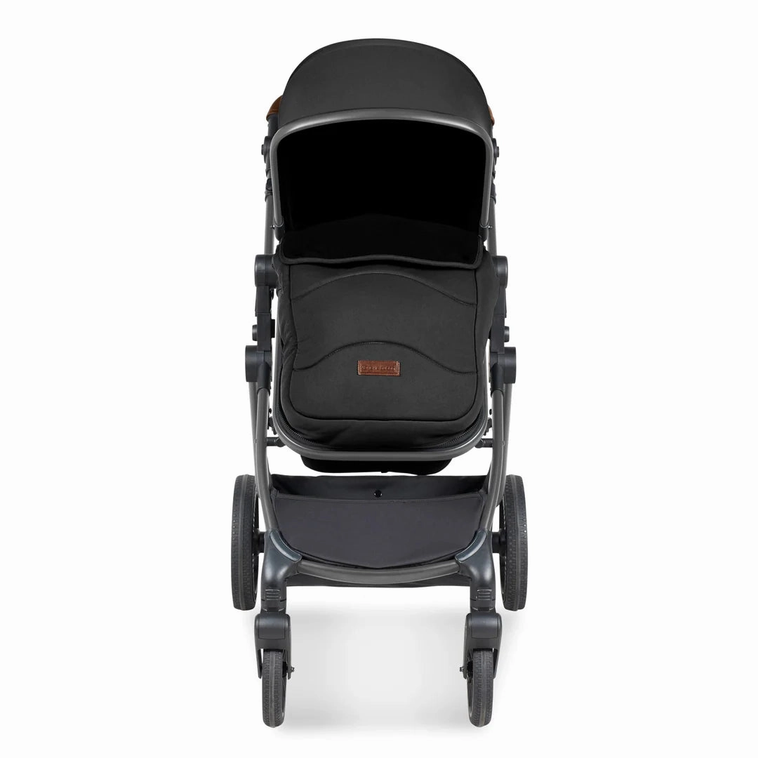 Ickle Bubba Cosmo 9 Piece Travel System with i-Size Stratus Car Seat & ISOFIX Base - Midnight