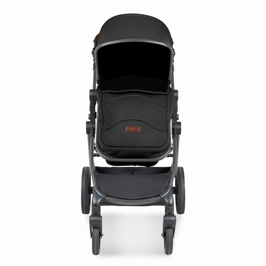 Ickle Bubba Cosmo 9 Piece Travel System with i-Size Stratus Car Seat & ISOFIX Base - Midnight