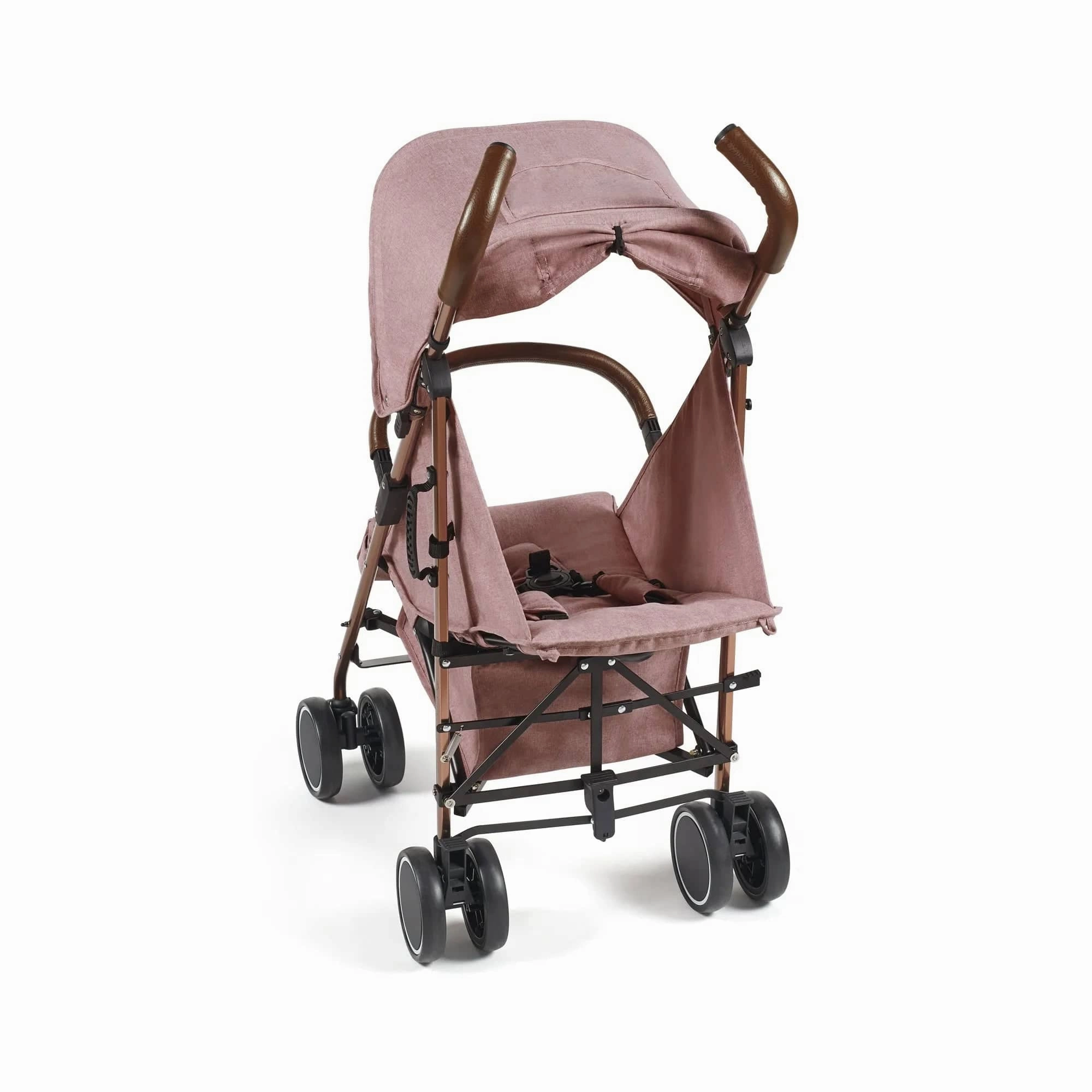Ickle Bubba Discovery Stroller - Rose Gold / Dusky Pink / Tan