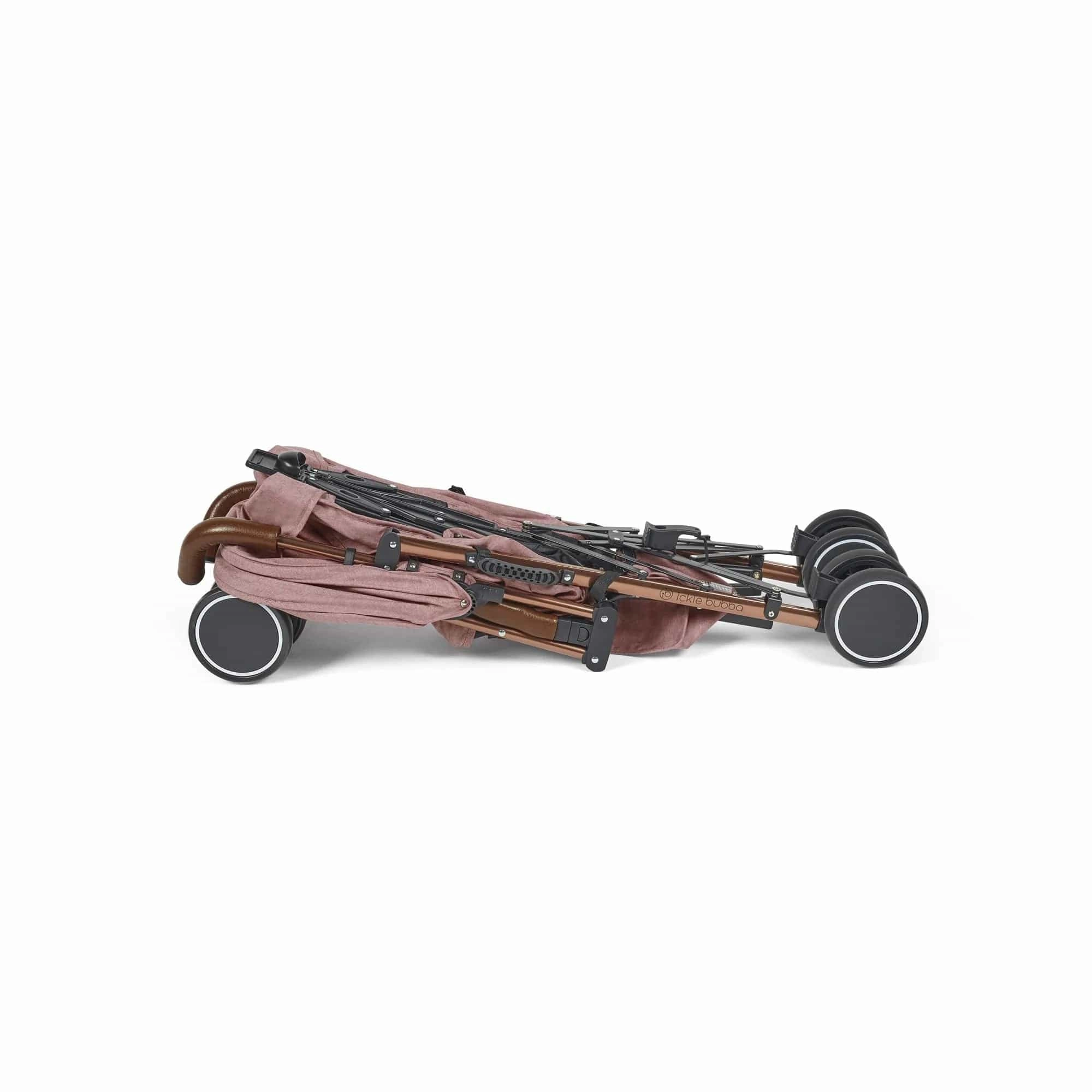 Ickle Bubba Discovery Stroller - Rose Gold / Dusky Pink / Tan