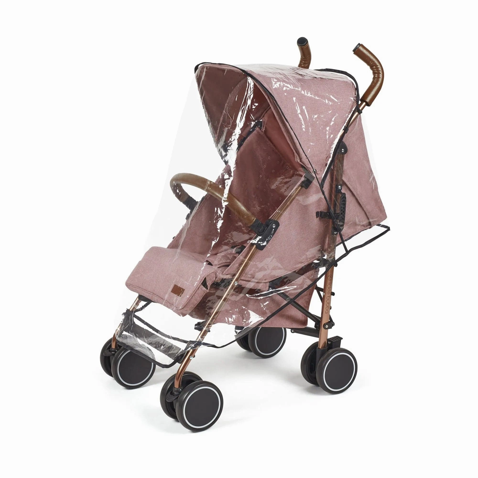 Ickle Bubba Discovery Stroller - Rose Gold / Dusky Pink / Tan