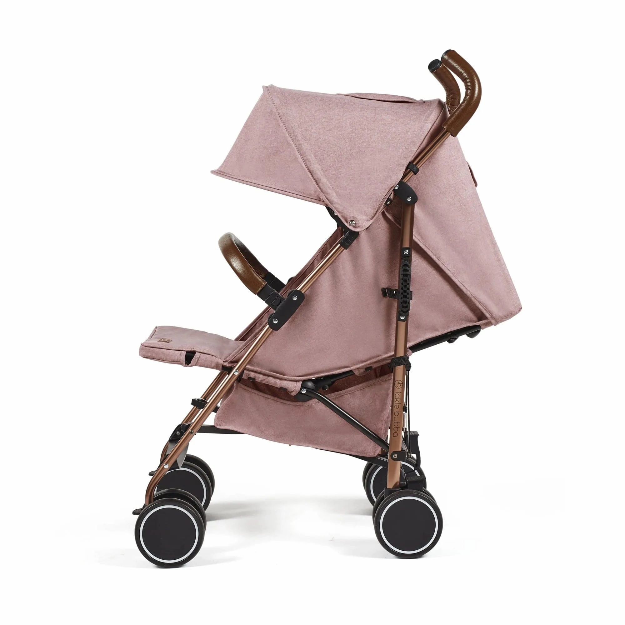 Ickle Bubba Discovery Stroller - Rose Gold / Dusky Pink / Tan